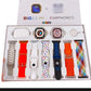10-IN-1 ULTRA COMBO 🔥 Smart Watch + AirPods + 7 Straps | BIG 2.3" Display | COD