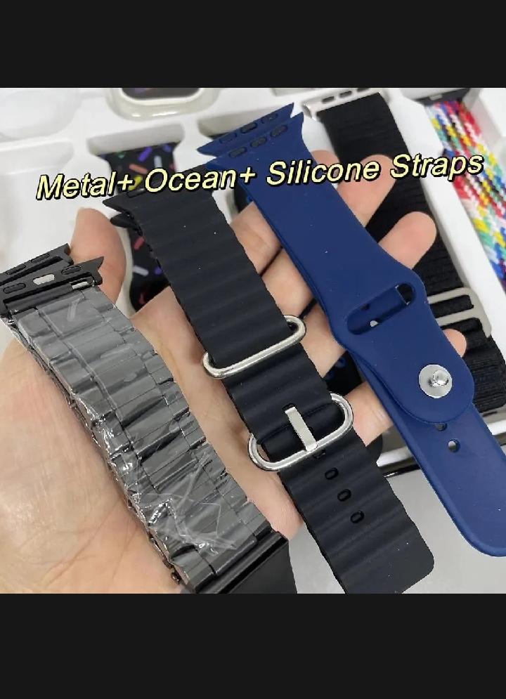 10-IN-1 ULTRA COMBO 🔥 Smart Watch + AirPods + 7 Straps | BIG 2.3" Display | COD
