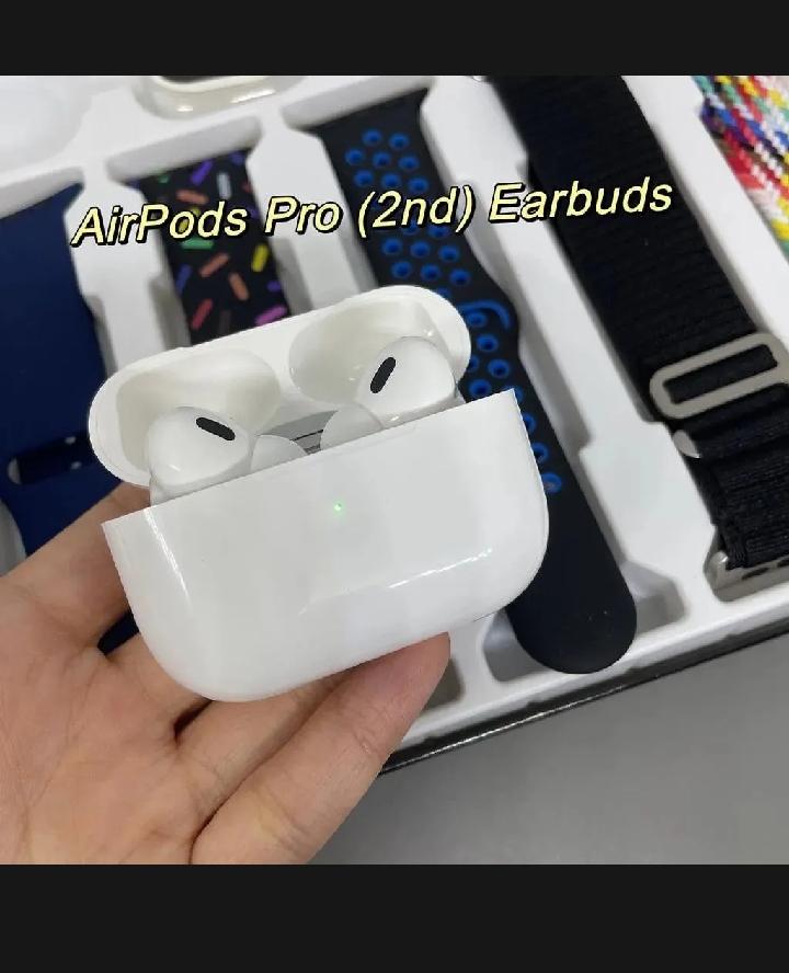 10-IN-1 ULTRA COMBO 🔥 Smart Watch + AirPods + 7 Straps | BIG 2.3" Display | COD